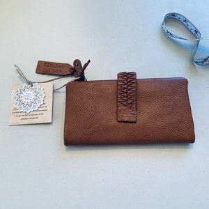 New Genuine Leather vintage look double fold wallet Made in India